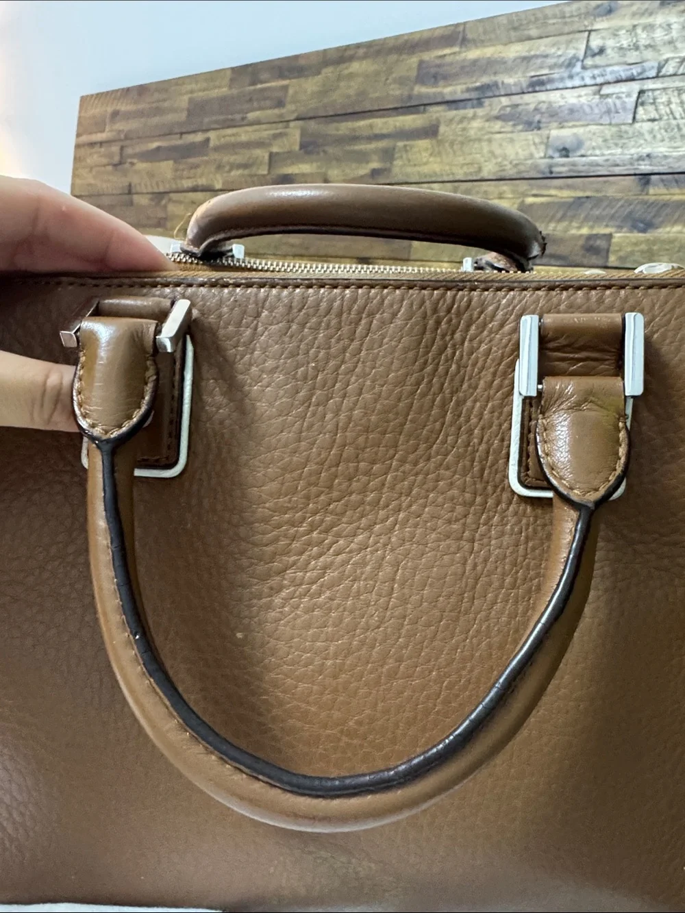 Michael Kors structured pebbled